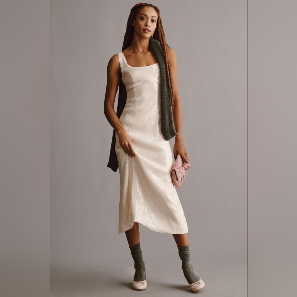 Anthropologie Pilcro Slim Sequin Dress